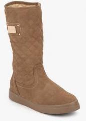 J Collection Khaki Calf Length Boots women