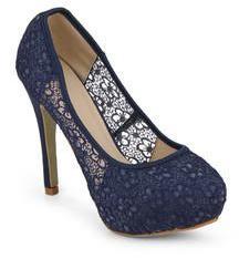 J Collection Navy Blue Stilettos women