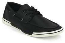 Jessi Jordan Black Boat Shoes men