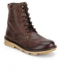 Jessi Jordan Brown Bikers Boots men