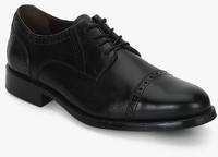 Johnston & Murphy Duvall Cap Toe Black Derby Formal Shoes men