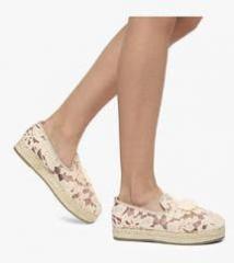 Jove Beige Espadrille Lifestyle Shoes women