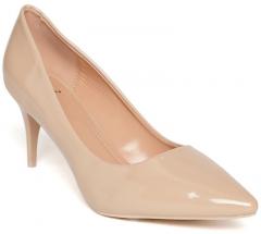 Jove Beige Solid Pumps women