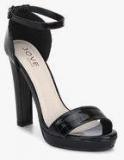 Jove Black Ankle Strap Sandals women