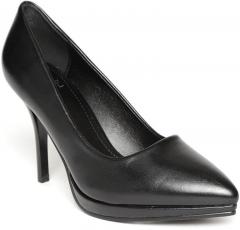 Jove Black Solid Pumps women