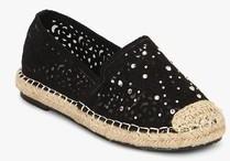 Jove Espadrille Black Moccasins women