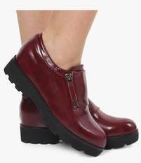 Jove Maroon Lifestyle Shoes women