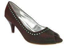 Jove Maroon Stilletoes women