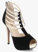 Jurado Black Metallic Stilettos women