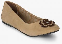 Kiale Camel Brown Belly Shoes women