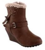 Kielz Ankle Length Brown Boots women