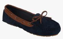 Kielz Navy Blue Moccasins women