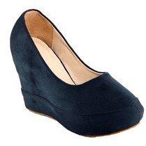 Kielz Navy Blue Wedges women