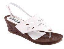 Kielz White Wedges women