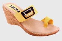 Kielz Yellow Wedges women