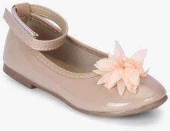 Kittens Beige Synthetic Ballerinas girls