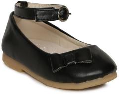 Kittens Black Solid Ballerinas girls