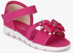 Kittens Fuchsia Bow Sandals girls