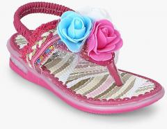 Kittens Fuchsia Weave Sandals girls