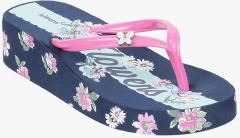 Kittens Girls & Pink Navy Blue Thong Flip Flops girls