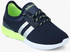 Kittens Navy Blue Regular Sneakers boys