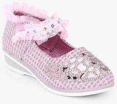 Kittens Pink Embelished Belly Shoes girls