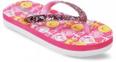 Kittens Pink Embellished Flip Flops girls