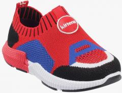 Kittens Red Mesh Running Shoes boys