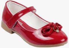 Kittens Red Synthetic Ballerinas girls