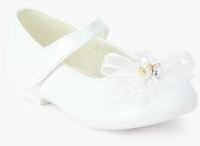 Kittens White Bow Mary Jane Belly Shoes girls