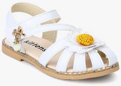 Kittens White Floral Sandals girls