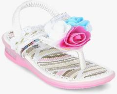 Kittens White Weave Sandals girls