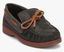 Knotty Derby Binns Black Loafers boys