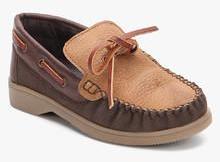 Knotty Derby Binns Camel Loafers boys