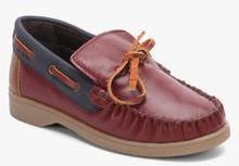 Knotty Derby Binns Maroon Loafers boys