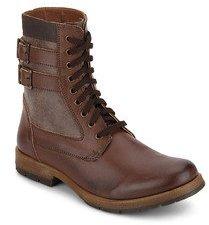 Knotty Derby Crouch Biker Brown Boots men