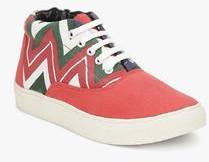 Knotty Derby Lily Red Casual Sneakers women