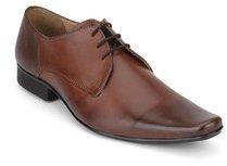 Knotty Derby Severus Two Tone Derby Tan Dress Shoes men