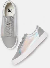 Kook N Keech Grey Regular Sneakers women