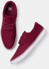 Kook N Keech Maroon Sneakers men