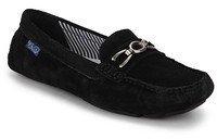 La Briza Black Moccasins women