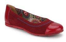 La Briza Maroon Belly Shoes women