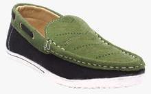 La Calzado Green Loafers boys