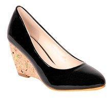 La Isla Black Wedges women