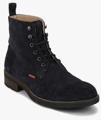 Language Navy Blue Boots men