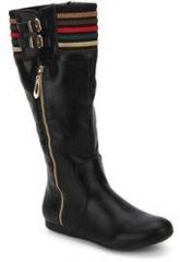 Lara Karen Calf Length Black Boots women