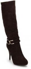 Lara Karen Calf Length Brown Boots women