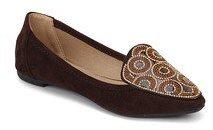 Lara Karen Coffee Moccasins women