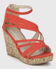 Lara Karen Red Wedges women