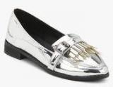 Lara Karen Silver Moccasins Women